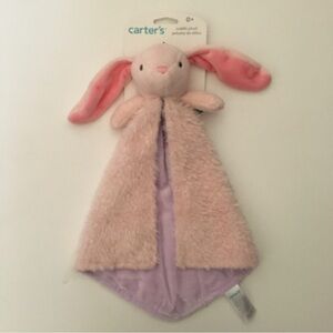 NEW Lovey Pink Bunny Snuggle Security Blanket Baby Gift | Carter’s
